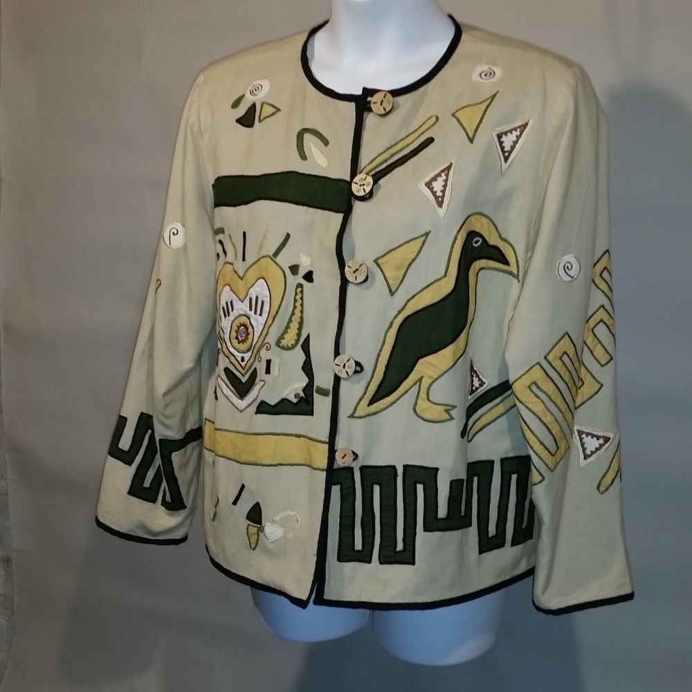 Patchington Applique Jacket
